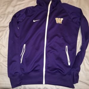Nike Women’s UW Huskies Dri-fit track jacket - EUC
